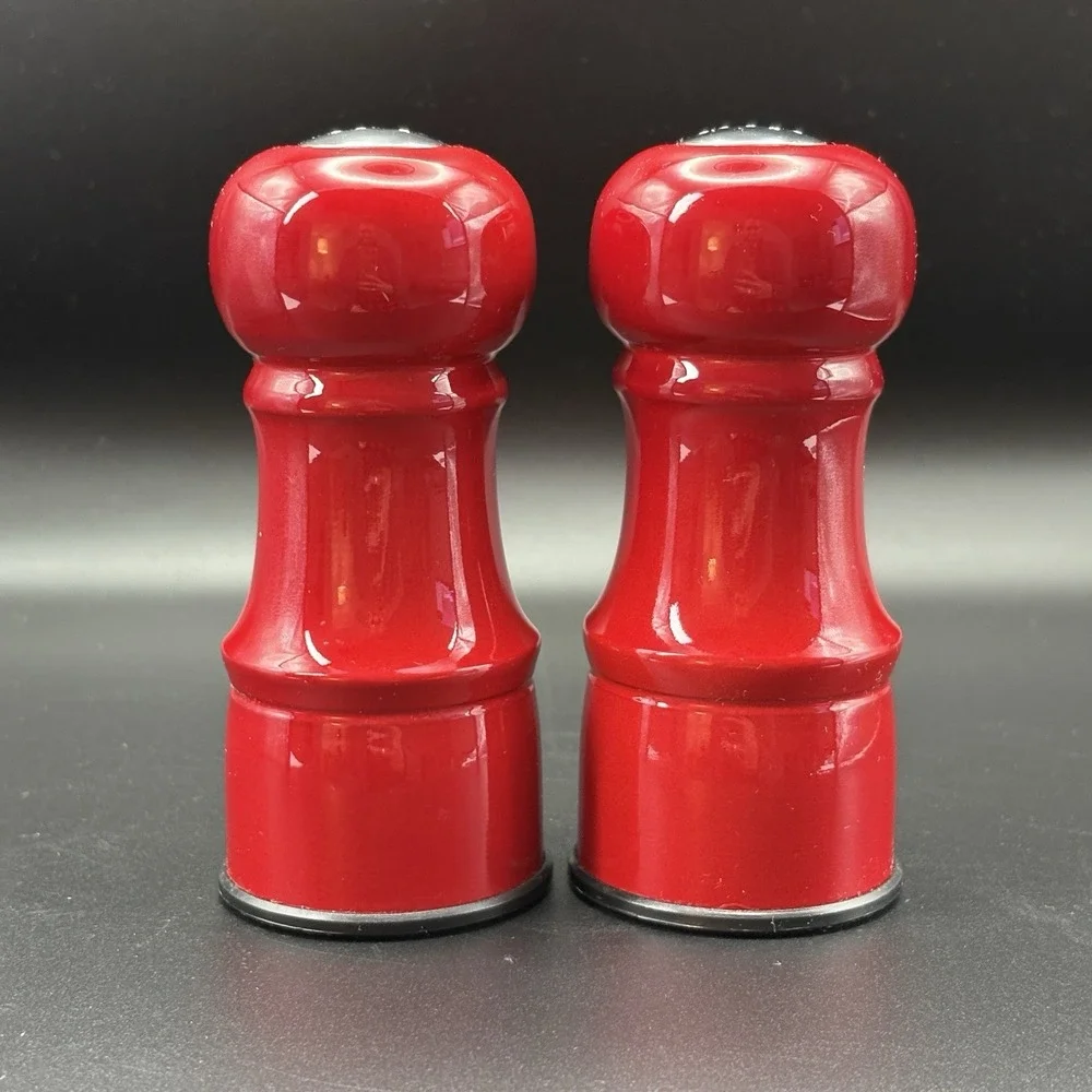 🧂🔥Trudeau Maison Red Salt‎ & Pepper Shaker Set | MCM Table Decor